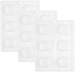 Oreo Mold - 3 Pack, 6 Cylinders Each - Cookie Molds Perfect For Plain Or Chocolate Covered Oreos - Round Molds For Candy, Cookies And Chocolate, And Even Soap Molds - Made From Non-Toxic Plastic 19 Oreo Mold - 3 Pack, 6 Cylinders Each - Cookie Molds Perfect For Plain Or Chocolate Covered Oreos - Round Molds For Candy, Cookies And Chocolate, And Even Soap Molds - Made From Non-Toxic Plastic -Wilton Shop 210HGPSEUGL. AC