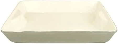 Stoneware Oval Baking Dish, 14x9.5x2.5, White 8 Stoneware Oval Baking Dish, 14x9.5x2.5, White - Image 6