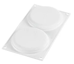 Silikomart "Kit Tarte Ring 120": 2 Silicone Molds, Each With 2 Cavities, Each Cavity 4.13 Inch Diameter X 0.66 Inch High, Plus 4 Heat-Resistant Perforated Plastic Cutting Rings 15 Silikomart "Kit Tarte Ring 120": 2 Silicone Molds, Each With 2 Cavities, Each Cavity 4.13 Inch Diameter X 0.66 Inch High, Plus 4 Heat-Resistant Perforated Plastic Cutting Rings -Wilton Shop 218tIJjc2KL