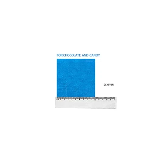 500pcs Chocolate Candy Wrappers Aluminium Foil Paper Wrapping Papers Square Sweets Lolly Paper Food Candy Tin Foil Wrappers For Candy Packaging Decoration (4 By 4-Inch) 5 Colors 4 500pcs Chocolate Candy Wrappers Aluminium Foil Paper Wrapping Papers Square Sweets Lolly Paper Food Candy Tin Foil Wrappers For Candy Packaging Decoration (4 By 4-Inch) 5 Colors - Image 2