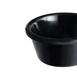 - Set Of 12- Plastic 6 Oz. Smooth Ramekin Black Color, Serving Dish Chips Sauce Cup Side Dish And Dips -Wilton Shop 21AROiU1amL