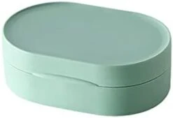 Soap Box Multifunctional Travel Portable Sealed Waterproof Soap Box With Lid, Home Countertop Soap Box (Color : Blue) -Wilton Shop 21Cwy3IFasL. AC