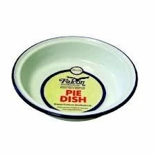 Kitchen Craft Falcon Enamel 20cm Round Pie Dish Bowl