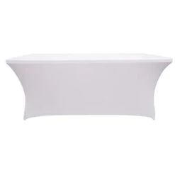 Spandex Table Covers 6 Feet, Stretch/Fitted Table Covers For 6 Feet Folding Table, Rectangular Spandex Table Cloths For Wedding Party Or Event (6FT-1PC, White) 11 Spandex Table Covers 6 Feet, Stretch/Fitted Table Covers For 6 Feet Folding Table, Rectangular Spandex Table Cloths For Wedding Party Or Event (6FT-1PC, White) -Wilton Shop 21JKUCooDbL