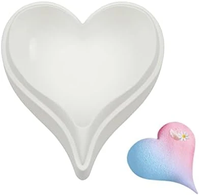 Heart Chocolate Mold, 7.8" Big Breakable Diamond Heart Silicone Cake Mould, Love Shape Maker Baking Tool For Chocolate Mousse Dessert Candy, Good Gifts For Birthday, Valentines Day, Oven Safe 9 Heart Chocolate Mold, 7.8" Big Breakable Diamond Heart Silicone Cake Mould, Love Shape Maker Baking Tool For Chocolate Mousse Dessert Candy, Good Gifts For Birthday, Valentines Day, Oven Safe - Image 7