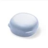 Drainage Soap Box Soap Box Plastic Portable Cases Travel Solid Holder Eco-Friendly Soap Dish Soap Container Bathroom Products (Color : Blue)