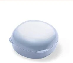 Drainage Soap Box Soap Box Plastic Portable Cases Travel Solid Holder Eco-Friendly Soap Dish Soap Container Bathroom Products (Color : Blue) -Wilton Shop 21MfIHMNe5L. AC