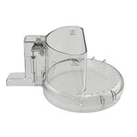Cuisinart DLC-2007WBCNT1-1 Work Bowl Cover With Food Tube Tritan BPA Free (Does Not Fit Units That W