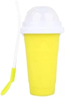 GENERIC Slushy Cup – 10.6 X 20.6 Cm Slushy Maker Cup With Lids & 2 In 1 Straw And Spoon – Quick Ice Maker Cup For Kids & Adults, Summer Homemade DIY Smoothies Slushy Maker Cup - 400 Ml (Green Neon) 6 GENERIC Slushy Cup – 10.6 X 20.6 Cm Slushy Maker Cup With Lids & 2 In 1 Straw And Spoon – Quick Ice Maker Cup For Kids & Adults, Summer Homemade DIY Smoothies Slushy Maker Cup - 400 Ml (Green Neon) - Image 4