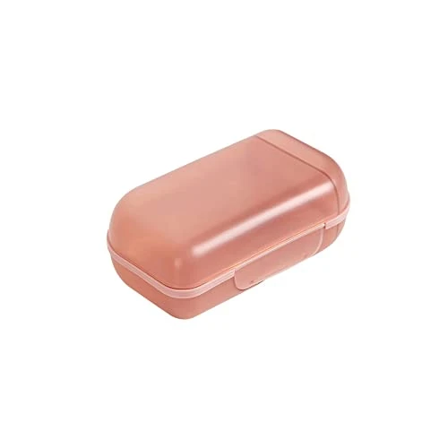 Soap Holder Travel Soap Box With Lid Dormitory Bathhouse Sealed Portable Creative Soap Box Multi-Function Storage Box Portable Soap Dishes (Color : Pink) 3 Soap Holder Travel Soap Box With Lid Dormitory Bathhouse Sealed Portable Creative Soap Box Multi-Function Storage Box Portable Soap Dishes (Color : Pink)