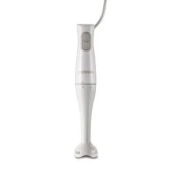 Electric Immersion Hand Blender With Detachable Dishwasher Safe Handheld Blending Stick, 2-Speeds, 150 Watts, White (59739)
