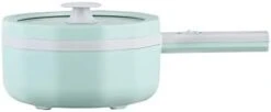 GYBest Hot Pot Electric Ramen Cooker,Non Stick Frying Pan,Quick Noodle Pot,1.5L Mini Dormitory Pot,Low-Power Appliances (White) -Wilton Shop 21UxISU8SbL. AC
