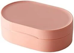 Soap Box Multifunctional Travel Portable Sealed Waterproof Soap Box With Lid, Home Countertop Soap Box (Color : Blue) -Wilton Shop 21XBhaZHC2L. AC
