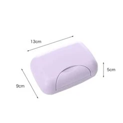 Drainage Soap Box Soap Box With Lid Soap Box With Lock Dormitory Soap Box Travel Portable Sealed Waterproof (Color : Green) -Wilton Shop 21YSMX9cXpL
