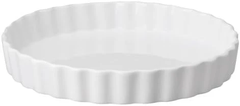 Arold Import Co. 10" X 1.5" Round Quiche Dish, 10 X 1.5-Inches, White 8 Arold Import Co. 10" X 1.5" Round Quiche Dish, 10 X 1.5-Inches, White - Image 6