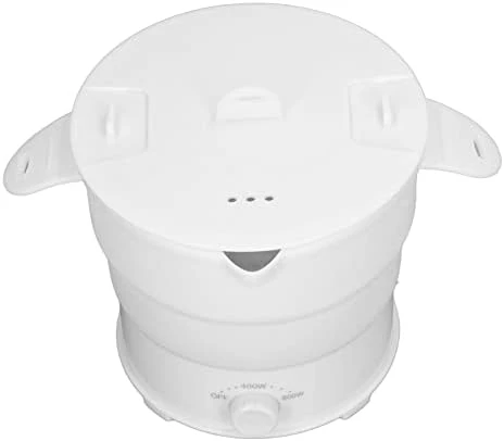 Portable Electric Hot Pot, Control Knob Electric Hot Pot Cooker 2 Speeds Collapsible Uniform Heating For Office For Dormitory(#2) 8 Portable Electric Hot Pot, Control Knob Electric Hot Pot Cooker 2 Speeds Collapsible Uniform Heating For Office For Dormitory(#2) - Image 6