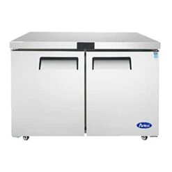  USA MGF8402GR 48.25'' 2 Section Undercounter Refrigerator With 2 Left/Right Hinged Solid Doors And Side/Rear Breathing Compressor