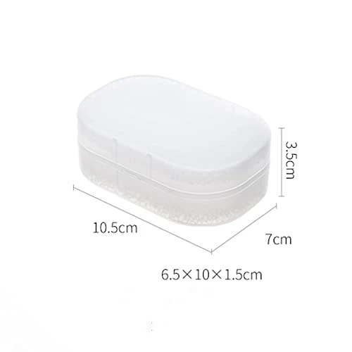 AKAAYU Drainage Soap Box Travel Soap Holder, 1PC Portable Plastic Soap Dish Soap Saver For Camping Gym Travel (White) 4 AKAAYU Drainage Soap Box Travel Soap Holder, 1PC Portable Plastic Soap Dish Soap Saver For Camping Gym Travel (White) - Image 2