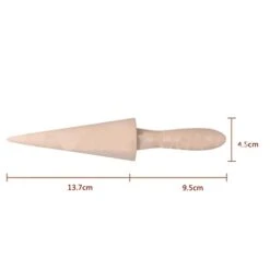 2 Pieces Wooden Cone Mould, DIY Embossed Cone Roll, Waffle Roll, Suitable For Making Waffles And Ice Cream Cones -Wilton Shop 21faocDf9VL