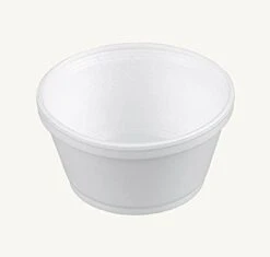 8 Ounce Foam Cup With Vented Lid In White. Hot And Cold Foods. For Ice Cream, Yogurt, Soup, Takeout, Carryout. Pack Of 50. Model MM-8SJ20/20JL-50 -Wilton Shop 21foh06P KL. AC