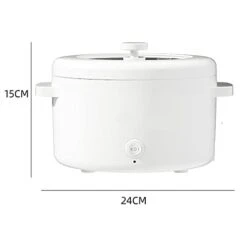 AARTEX Cooking Pot, Multifunctional Electric Cooking Pot Dormitory Household Small Electric Pot All-in-one Electric Fried Noodles Hot Pot -Wilton Shop 21fuqsyfQmL