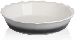 Ceramic Pie Pan For Baking, 10 Inches Round Baking Dish For Dinner, Non-Stick Pie Plate With Soft Wave Edge For Apple Pie, Pumpkin Pie, Pot Pies (White) 24 Ceramic Pie Pan For Baking, 10 Inches Round Baking Dish For Dinner, Non-Stick Pie Plate With Soft Wave Edge For Apple Pie, Pumpkin Pie, Pot Pies (White) -Wilton Shop 21j1nXNELRL. AC