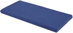 Memory Foam Chair Pads Non-Slip Rubber Back Indoor Swing /Settee Cushion 36'X18'X2'(91X45.5X5CM), Blue -Wilton Shop 21ncTl3wrL. AC