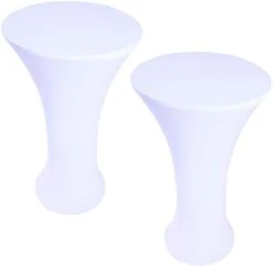 2 Pack 24x43 Inch Royal Blue Cocktail Tablecloth Round Fitted Stretch Spandex Table Cover For Party Wedding Bars -Wilton Shop 21r7Bw7yHNL. AC