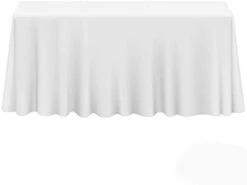 - 20 Premium 60" X 126" Tablecloths For Wedding/Banquet/Restaurant - Rectangular Polyester Fabric Table Cloths - White -Wilton Shop 21s0rmO7uoL. AC 1