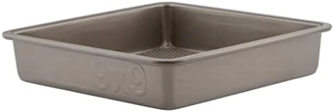 Cook Aluminized Steel, Diamond-Infused Non-Stick Coated Textured Bakeware, Loaf Pan, Champagne Pewter 11 Cook Aluminized Steel, Diamond-Infused Non-Stick Coated Textured Bakeware, Loaf Pan, Champagne Pewter - Image 9