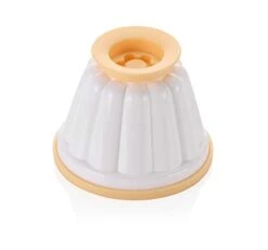630590.00 Pudding Molds, Custard Mould, Set Of 4 Cups With Lid