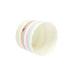 50 Pack Striped Paper Baking Cups, Rainbow Pastel Cupcake Liners For Muffins, Cupcakes, And Desserts For Birthday Parties, Spring Celebrations, And Baby Showers (2.2 In) -Wilton Shop 21uycoRaTPL