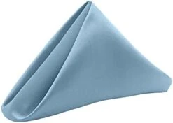 - 10 Pack 20 Inch L'Amour Satin Napkins Black And White, Oversized, Double Folded And Hemmed Table Napkins For Restaurant, Bistro, Wedding, Thanksgiving And Christmas -Wilton Shop 31 MN5bNozL. AC