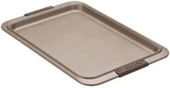 Advanced Nonstick Bakeware Cookie Pan Set/Baking Sheets With Silicone Grips, 11" X 17", Bronze 15 Advanced Nonstick Bakeware Cookie Pan Set/Baking Sheets With Silicone Grips, 11" X 17", Bronze -Wilton Shop 31 RdlRuNcL. AC