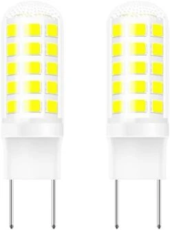 8 Led Bulb Dimmable Under Microwave Light Bulb 50W Halogen Replacement For GE Samsung LG Over The Range Microwave Hood, 120V 5W 500LM Daylight White 6000K, Replaces WB08X10057 WB08X10051, 2-Pack -Wilton Shop 31 yEUPz4eL. AC