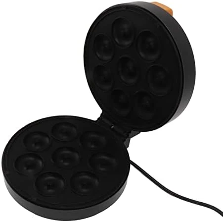 Donut Maker, Aluminum Plate 8 Holes Electric Donut Machine 1400W Easy To Wash Non Stick Coating For Breakfast (1400W US Plug 110V) 10 Donut Maker, Aluminum Plate 8 Holes Electric Donut Machine 1400W Easy To Wash Non Stick Coating For Breakfast (1400W US Plug 110V) - Image 8