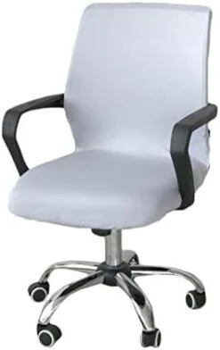 Seiyue Slipcovers Cloth Chair Pads Removable Cover Stretch Cushion Resilient Fabric Office Desk Chair Cover (Only Cover,No Chair) -Wilton Shop 310MSqo7SL. AC