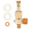 Zerodis CO2 Tank Refill Valve Soda Cylinder Valve 5/8‑18unf Brass CO2 Cylinder High Pressure Female Adapter Connector Gold Soda Maker Parts Accessories -Wilton Shop 310QEi5pggL