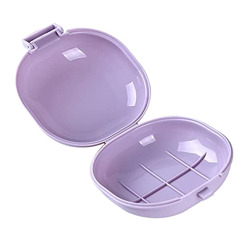 Soap Case Travel Soap Box Sealing Waterproof Soap Dish Holder For Men Women Home Bathroom Shower Travel,Purple 4 Soap Case Travel Soap Box Sealing Waterproof Soap Dish Holder For Men Women Home Bathroom Shower Travel,Purple - Image 2