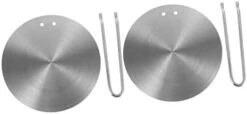 2pcs Induction Cooker Heat Conduction Plate Silver Detachable Thermal Pad 18 2pcs Induction Cooker Heat Conduction Plate Silver Detachable Thermal Pad -Wilton Shop 310ir 8cv0L. AC