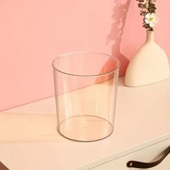 6 Pack Clear Flower Vases, 3 Quart Plastic Ice Buckets For Chilling Beer, Wine, Champagne, Multipurpose Buckets For Home Office, 6.5 X 6.5 X 6 Inch -Wilton Shop 310vu2rwX1L