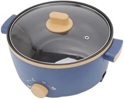 Electric Pot Cooker, 2.5L Large Capacity Electric Cooker Single Layer Easy Cleaning For Dorm (US Plug 110V) -Wilton Shop 310zzzw6eoL. AC