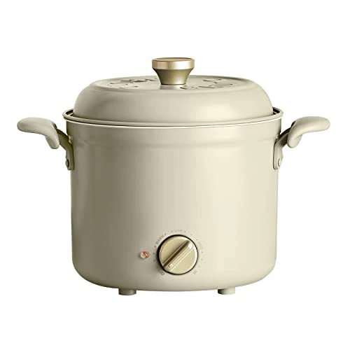 Soseki Mini Hot Pot, 1.1QT(1.0L) Electric Hot Pot With Non-Stick Pot, 800W Small Electric Pot Made Of Stainless Steel For 1-2 People, Hot Pot Electric For Oatmeal,Macaroni,Borscht(Gray) 3 Soseki Mini Hot Pot, 1.1QT(1.0L) Electric Hot Pot With Non-Stick Pot, 800W Small Electric Pot Made Of Stainless Steel For 1-2 People, Hot Pot Electric For Oatmeal,Macaroni,Borscht(Gray)