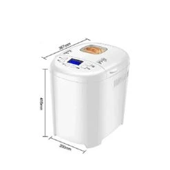 Mbj Bread Maker Programmable Large Capacity Bread Maker Non-Stick Digital Control Panel Delay Timer Bread Maker