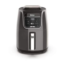 Ninja AF150AMZ Air Fryer XL, 5.5 Qt. Capacity That Can Air Fry, Air Roast, Bake, Reheat & Dehydrate, With Dishwasher Safe, Nonstick Basket & Crisper Plate And A Chef-Inspired Recipe Guide, Grey