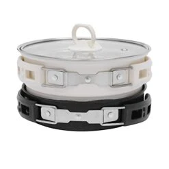 Portable Electric Hot Pot With Foldable Handles, Non-stick Frying Pan, Mini Hot Pot, Multi-Functional Ramen Noodle Cooker For Pasta, Oatmeal, Soup, Steak With Power Adjustment -Wilton Shop 311ytIn0ofL