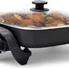 12 Inch Nonstick Electric Skillet - For Fry Bake Steam Simmer -Wilton Shop 31293MqQUjL