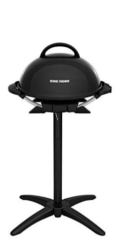 Indoor/Outdoor Electric Grill, 15-Serving, Black