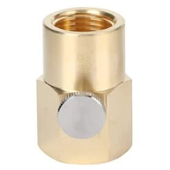 Zerodis Cylinder Adapter,Homebrew Beer Barrel Cylinder Adapter Cylinder Connector CO2 Refill Adapter For Aquarium Fish CO2 Regulator Soda Bottle (CGA320 To TR21.4)