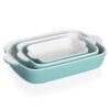 Weejar Ceramic Baking Dish, Non-Stick Roasting Pan With Handles, Rectangular Lasagna Pan For Cooking, Kitchen, Cake Dinner, Banquet And Daily Use, 13 * 9 Inches, Set Of 3 (Turquoise) 1 Weejar Ceramic Baking Dish, Non-Stick Roasting Pan With Handles, Rectangular Lasagna Pan For Cooking, Kitchen, Cake Dinner, Banquet And Daily Use, 13 * 9 Inches, Set Of 3 (Turquoise) -Wilton Shop 3136FItWuQL